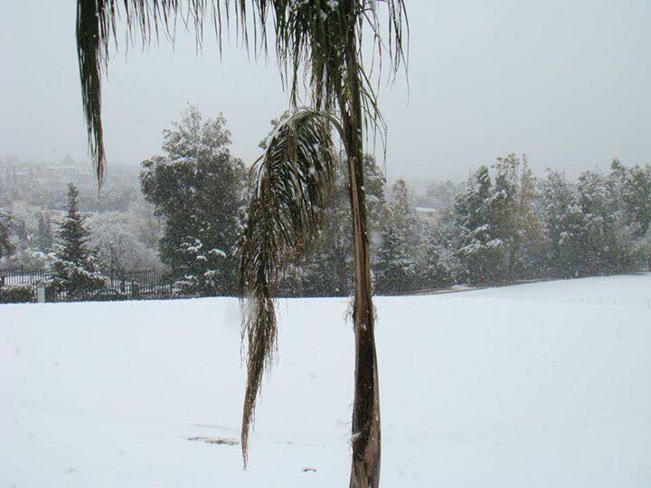 Zacatecas bajo nieve.