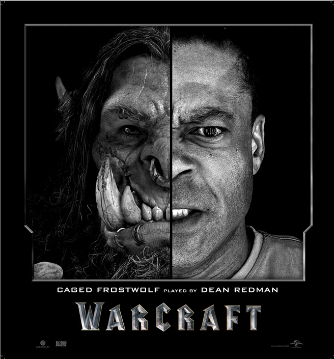 Así se ven los actores caracterizados en Warcraft la película