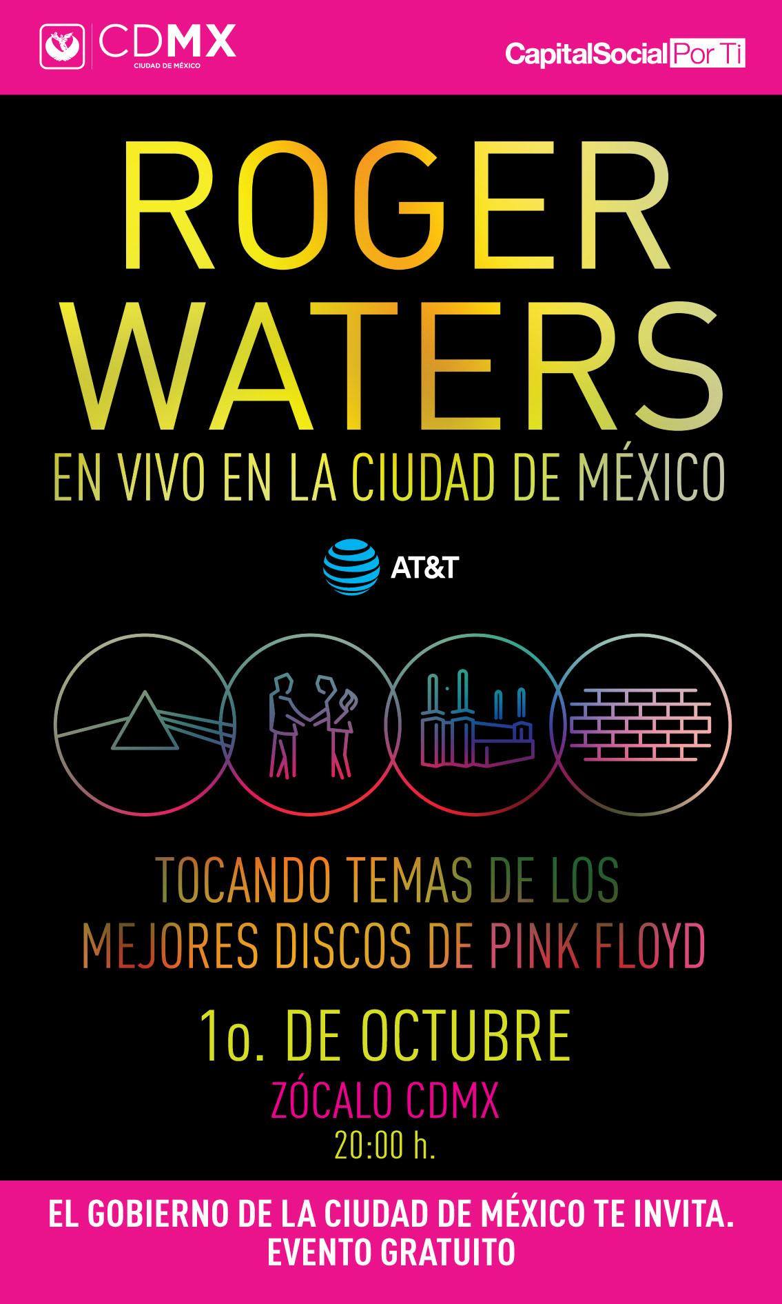 REQUISITOS PARA EL CONCIERTO GRATUITO DE ROGER WATERS EN LA CDMX
