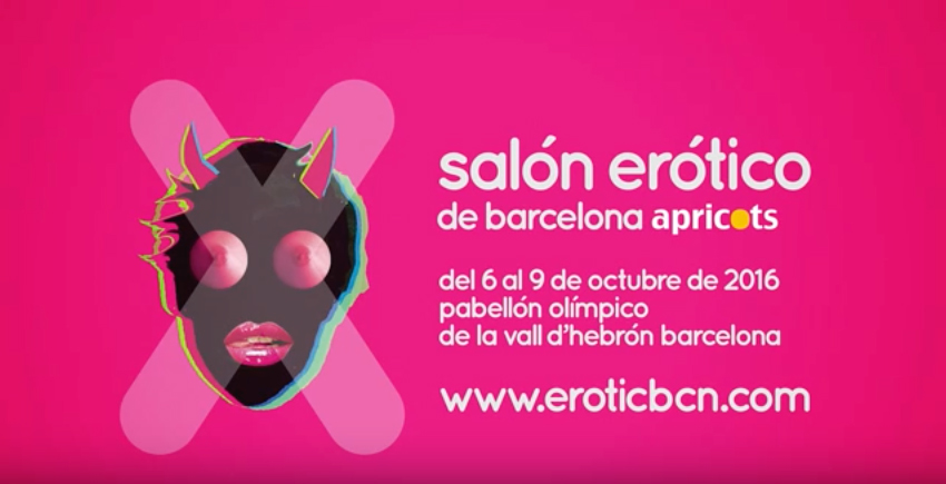 Salón erótico de Barcelona con la boca embarrada de razón en su mensaje de este 2016