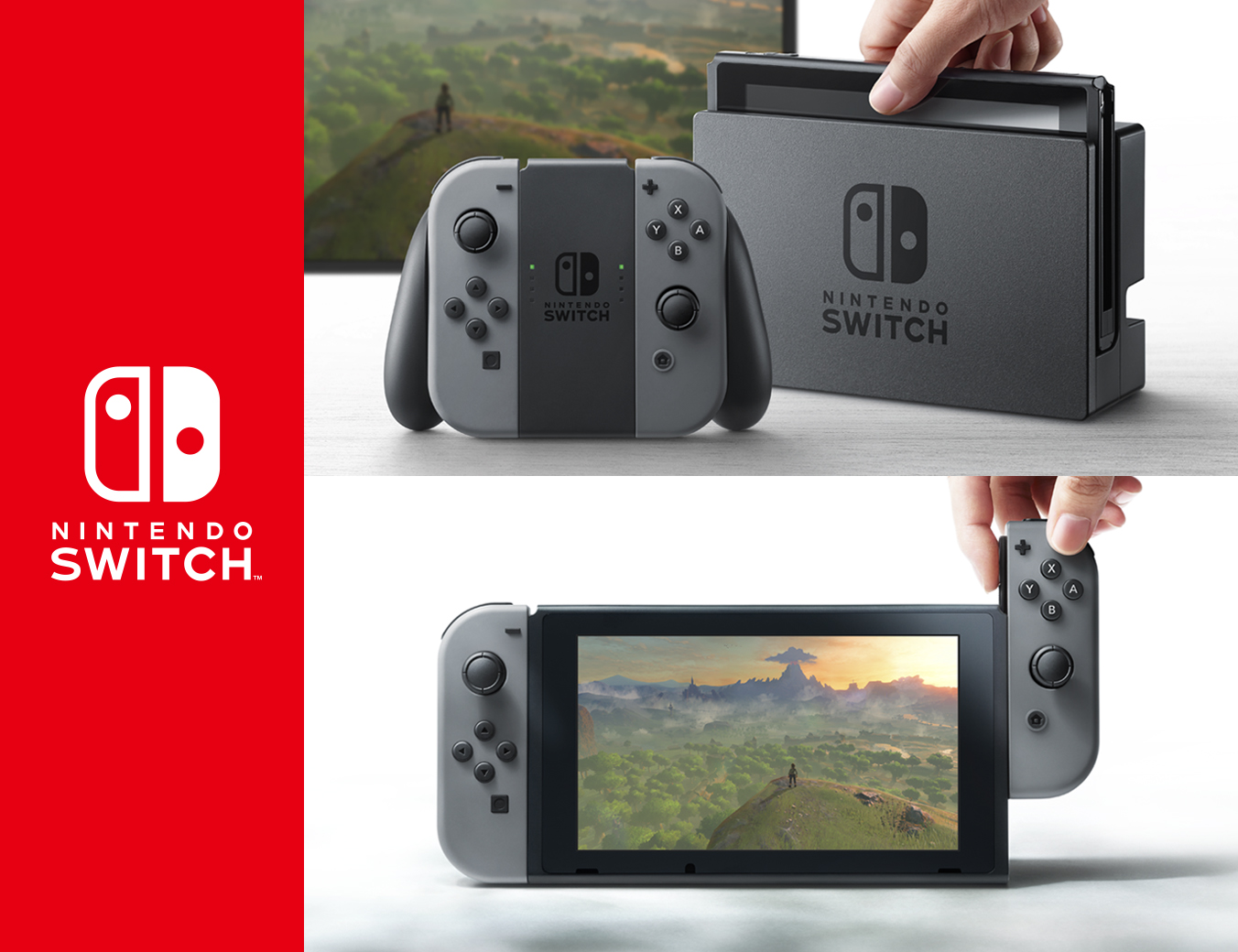 ASí luce la nueva consola de Nintendo «Nintendo Switch»