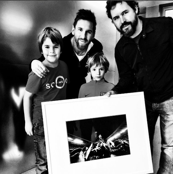 Santiago Garcés autor de la foto histórica de Messi