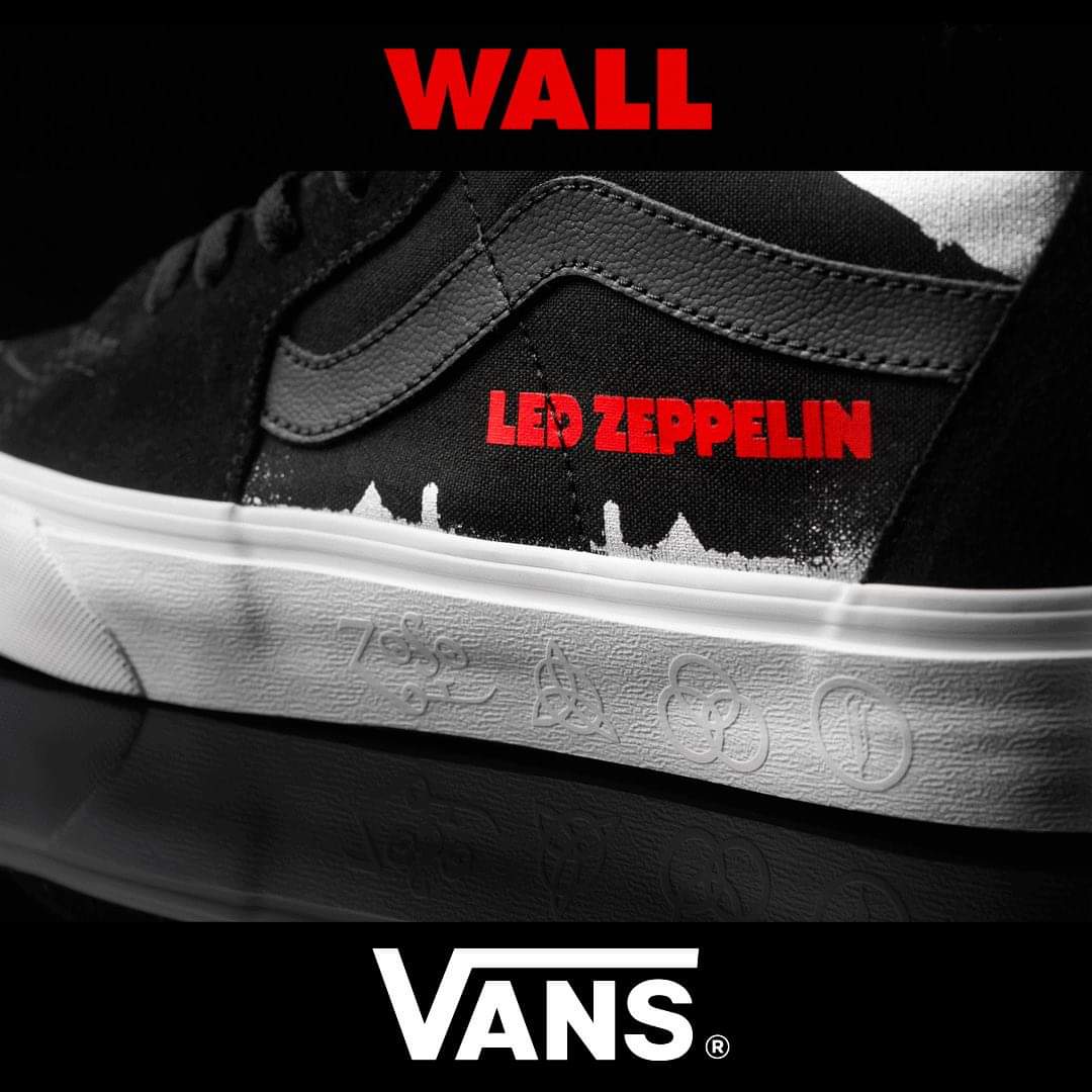 zapatos vans led zeppelin gratis